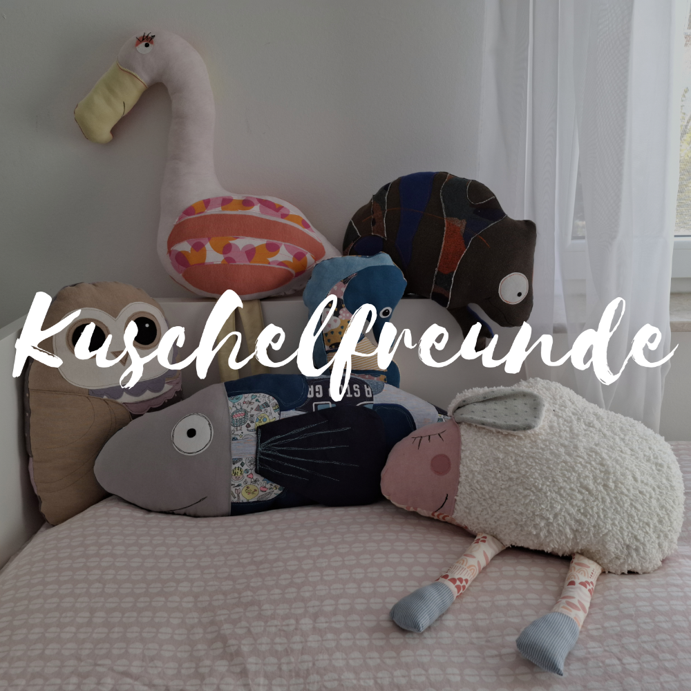 Kuscheltiere. Individuelle Erinnerungsstücke und Trost aus Stoff aus Kleidung von Verstorbenen und geliebten Haustieren. Nadine Miesenburg von der Blauzone