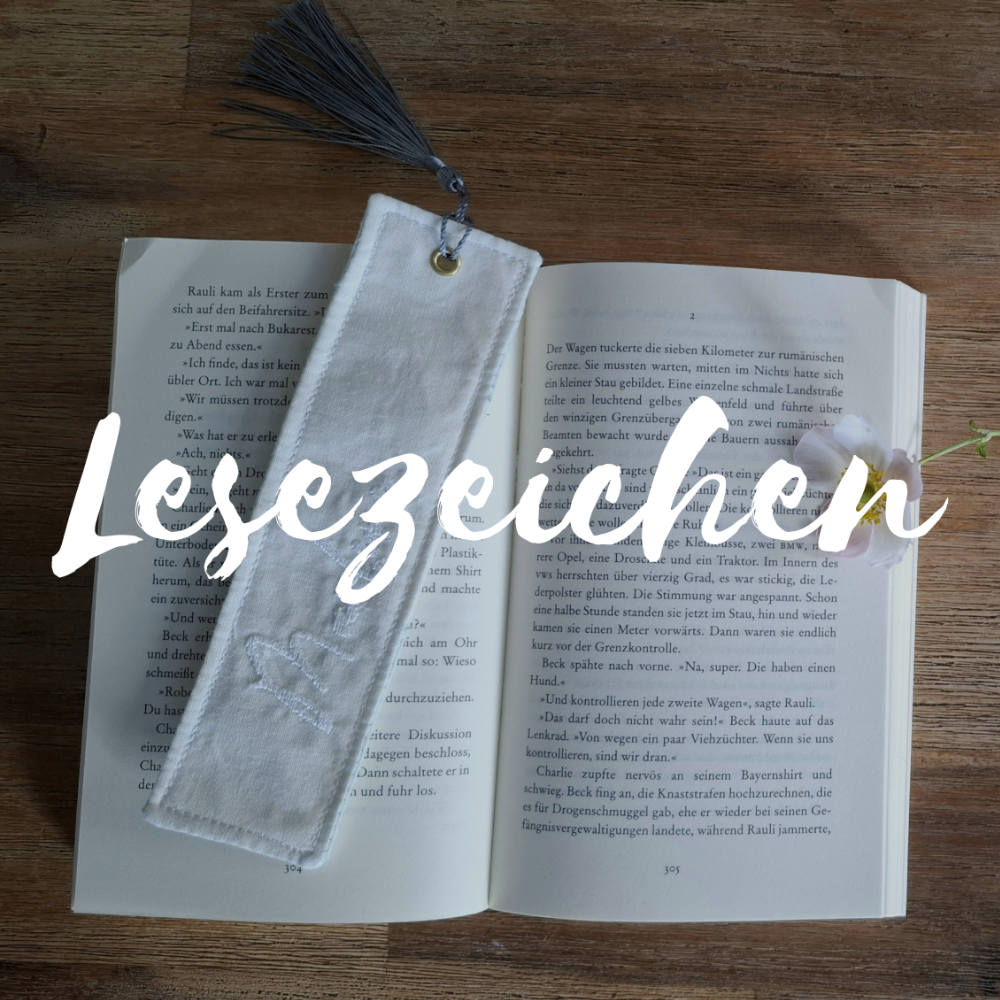 Lesezeichen. Individuelle Erinnerungsstücke und Trost aus Stoff aus Kleidung von Verstorbenen und geliebten Haustieren. Nadine Miesenburg von der Blauzone