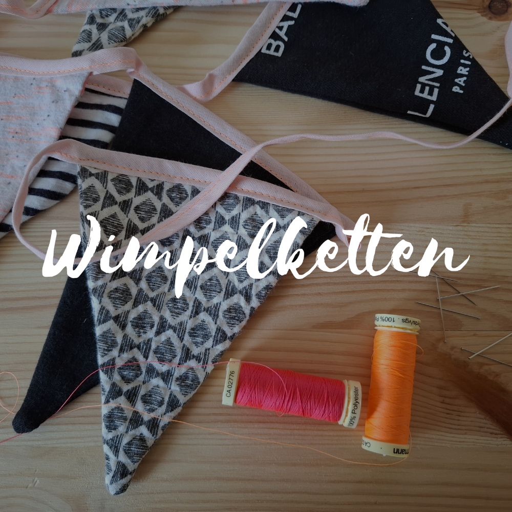 Wimpelketten. Individuelle Erinnerungsstücke und Trost aus Stoff aus Kleidung von Verstorbenen und geliebten Haustieren. Nadine Miesenburg von der Blauzone